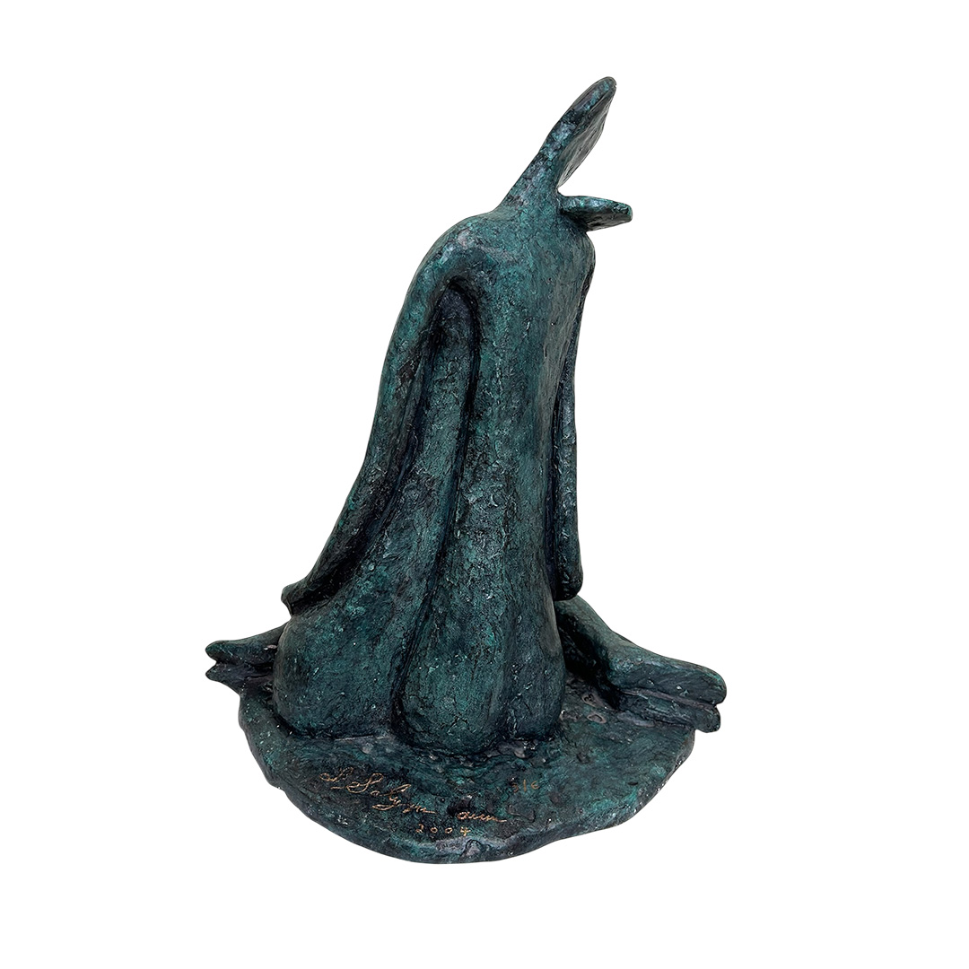 Bronze Skulptur Abstrakt das Paar darstellt.