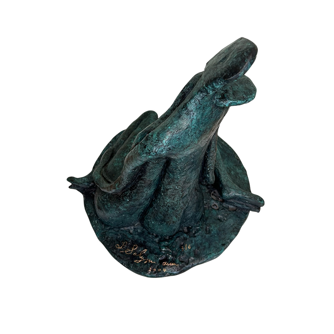 Bronze Skulptur Abstrakt das Paar darstellt.